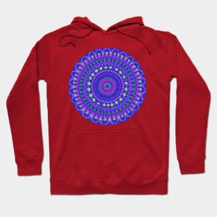 Mandala Blue Hoodie